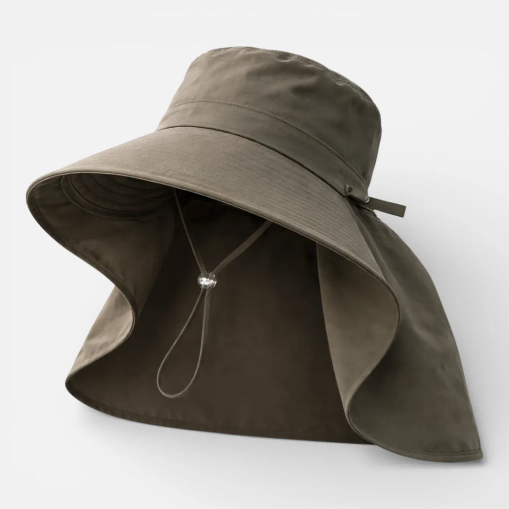 Ma boutique Vert armée Chapeau Randonnée Femme Anti-UV