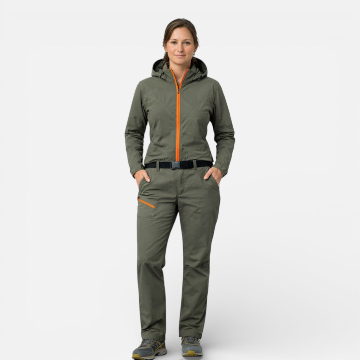 Ma boutique Vert armée / S Ensemble de Trekking Femme
