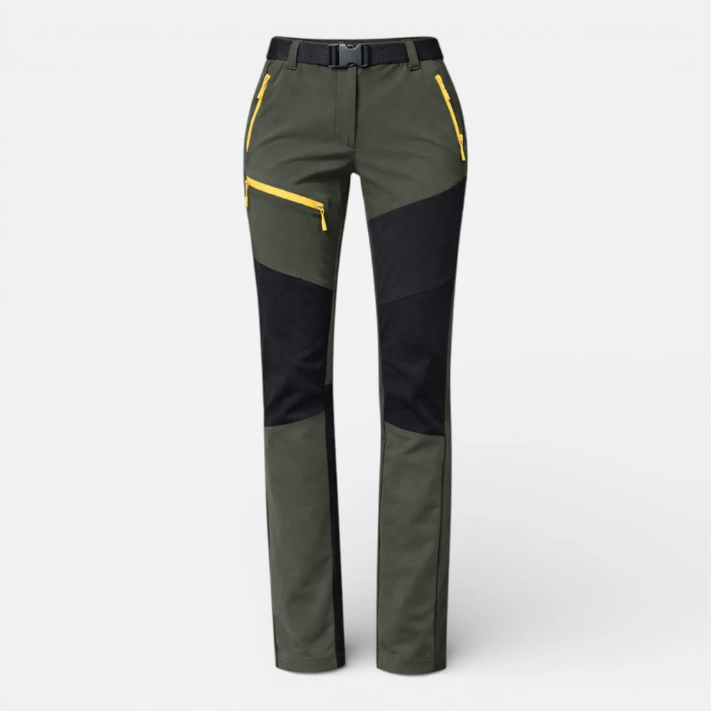 Ma boutique Vert armée / S Pantalon Randonnée Chaud Polaire Femme