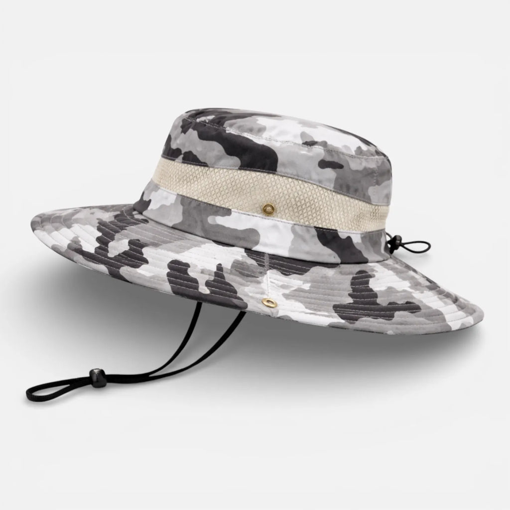 Ma boutique vert doux et gris / 58- 60 cm Chapeau Randonnée Camouflage