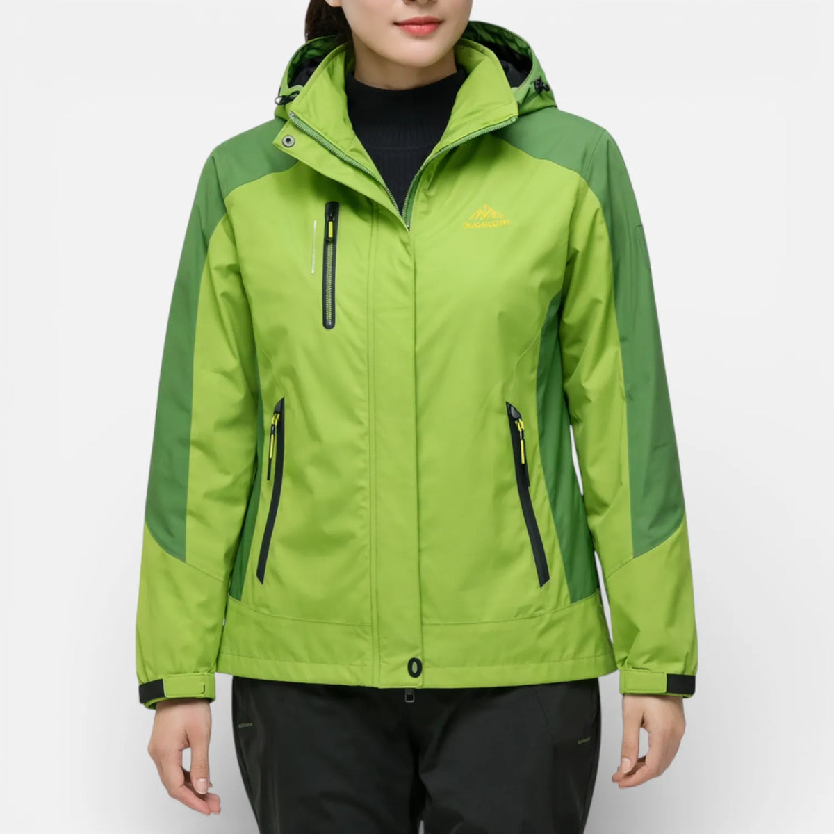Ma boutique Vert fluo / XS Veste Randonnée Femme Imperméable Et Respirante