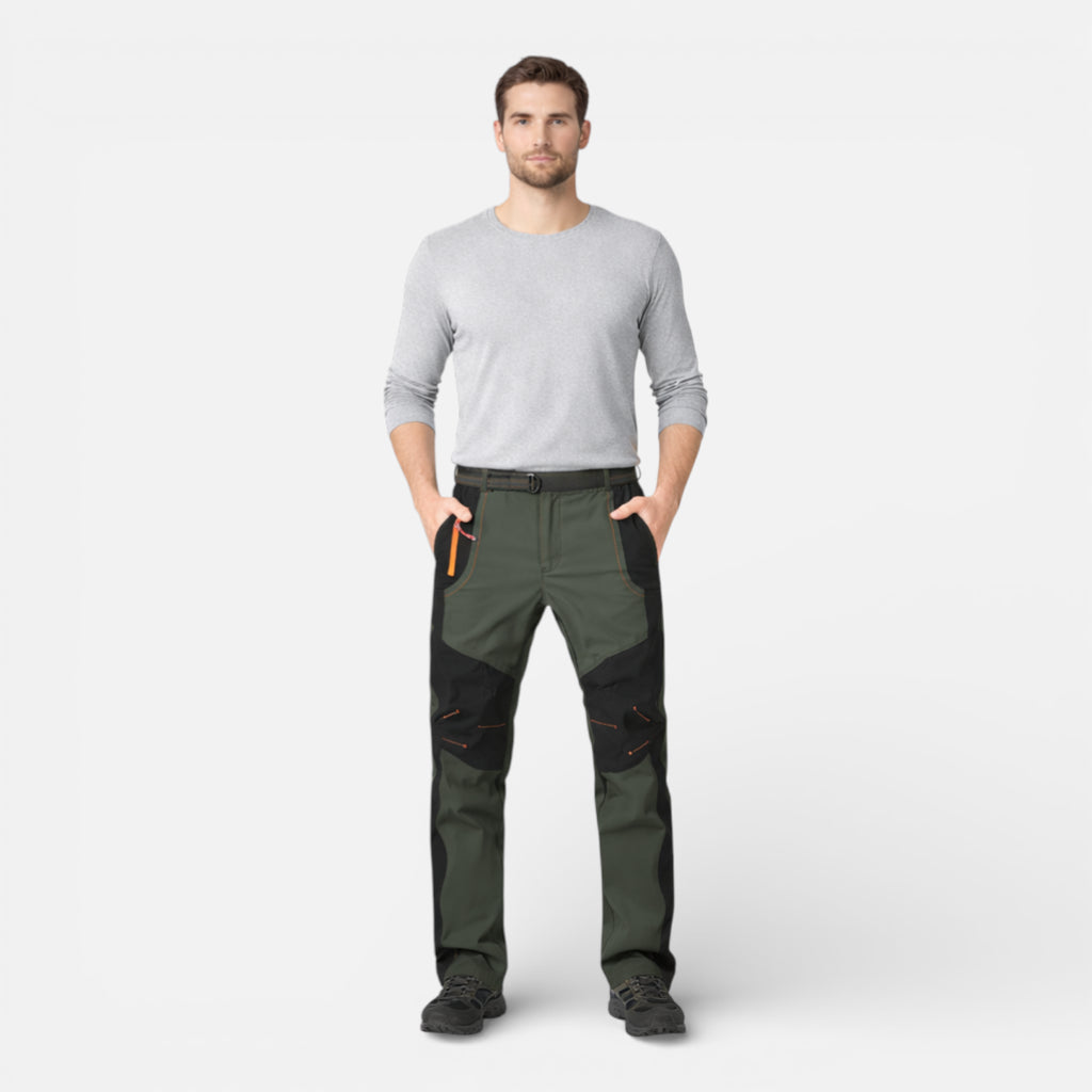 Ma boutique vert foncé et noir / S Pantalon Randonnée Déperlant Homme