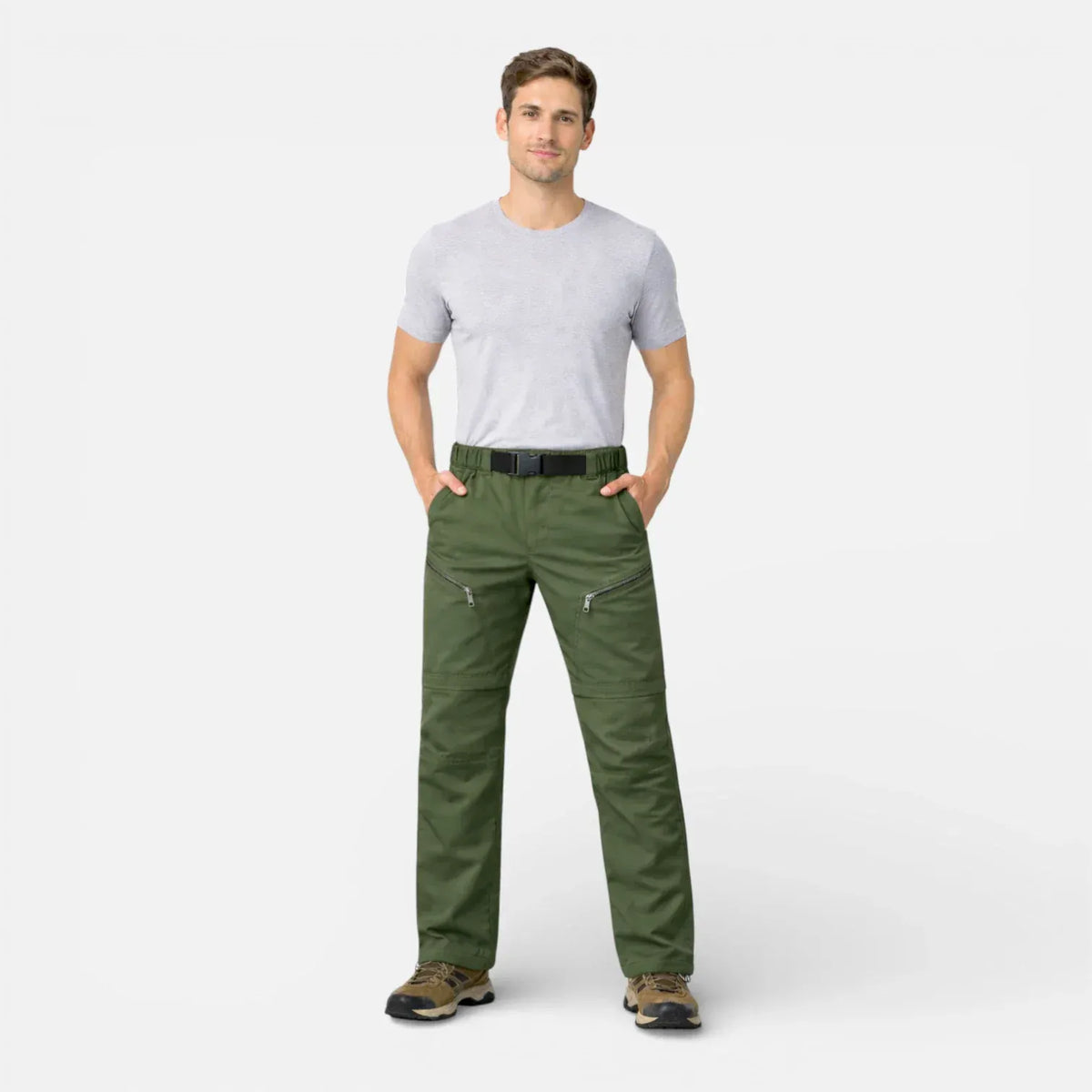 Ma boutique Vert militaire / S Pantalon Modulable Randonnée