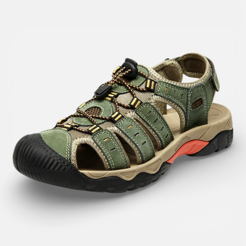 Ma boutique Vert olive clair / 40 Sandales Randonnée Cuir Homme