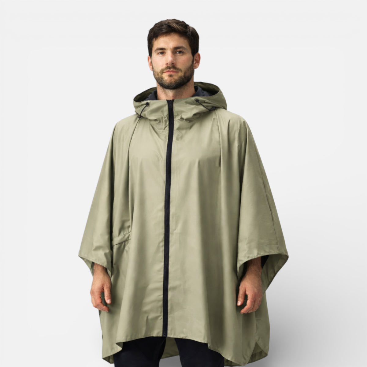 Ma boutique vert sauge clair / 140 cm x 110 cm Poncho Imperméable de Randonnée