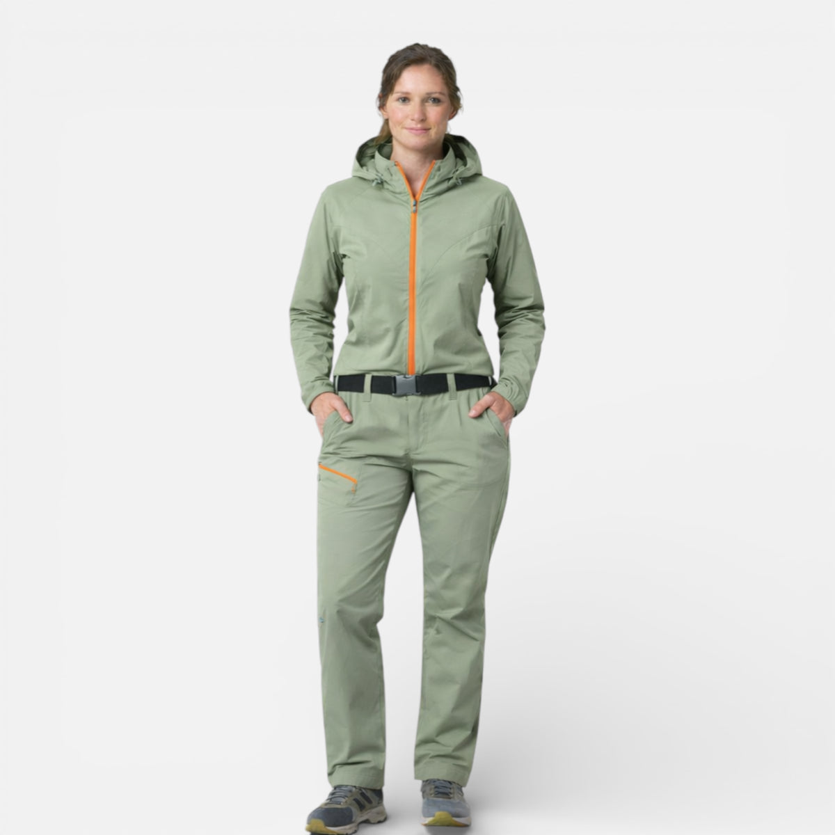 Ma boutique vert sauge clair / S Ensemble de Trekking Femme