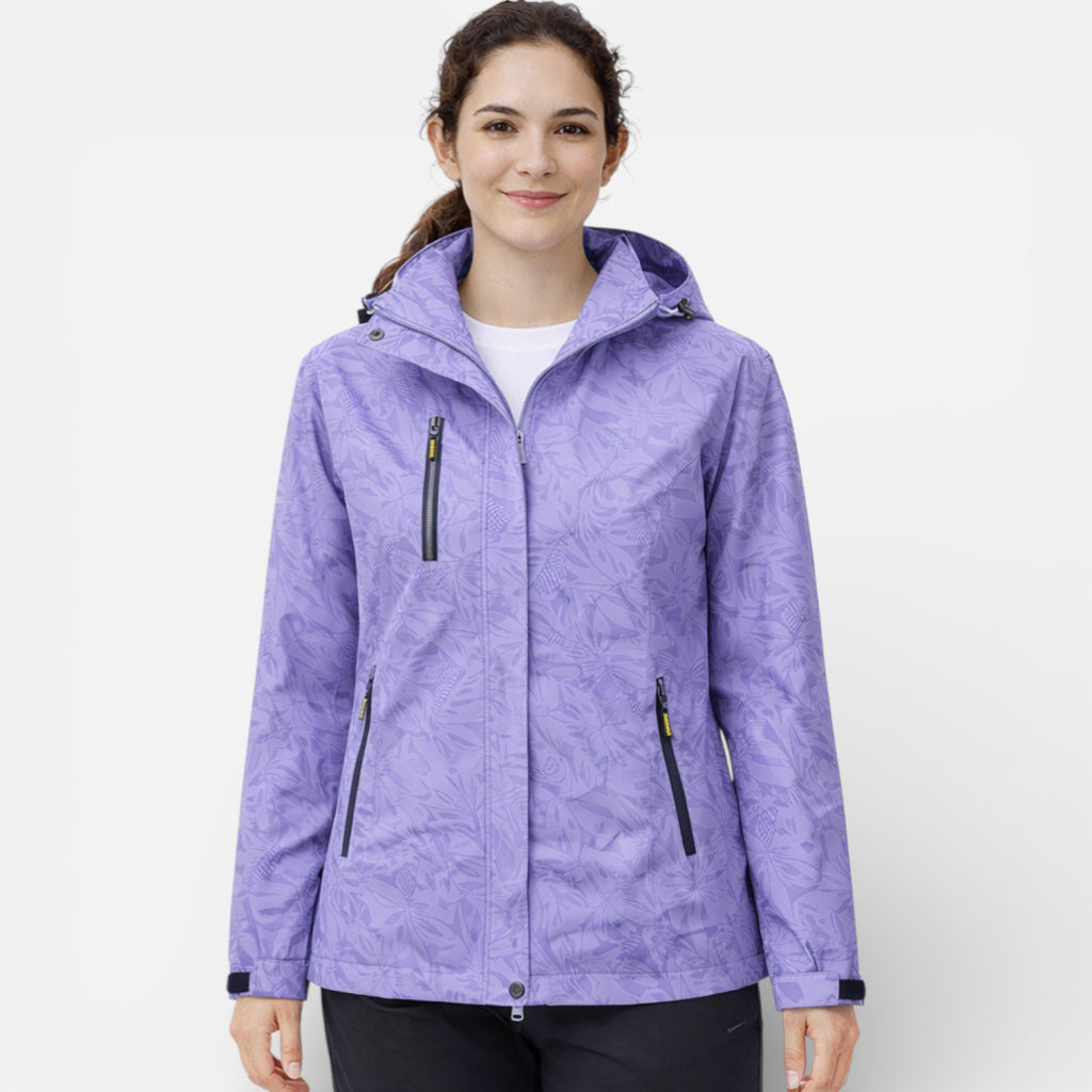 Ma boutique violet doux / M Veste Imperméable Randonnée Femme