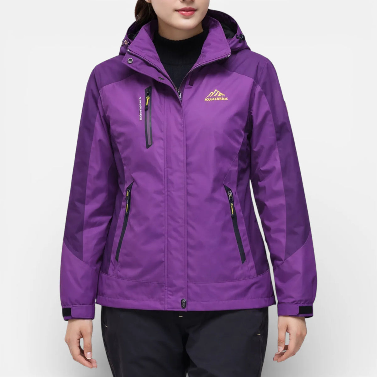Ma boutique Violet foncé / XS Veste Randonnée Femme Imperméable Et Respirante