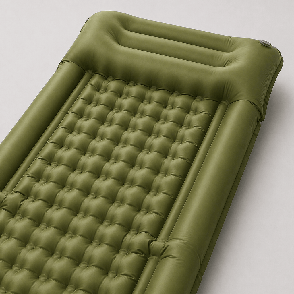 Matelas camping autogonflant épais ultraléger avec pompe intégrée