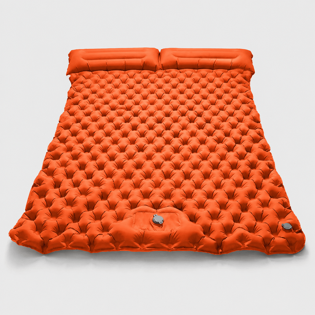Matelas gonflable 2 places large confort pour camping et voyage