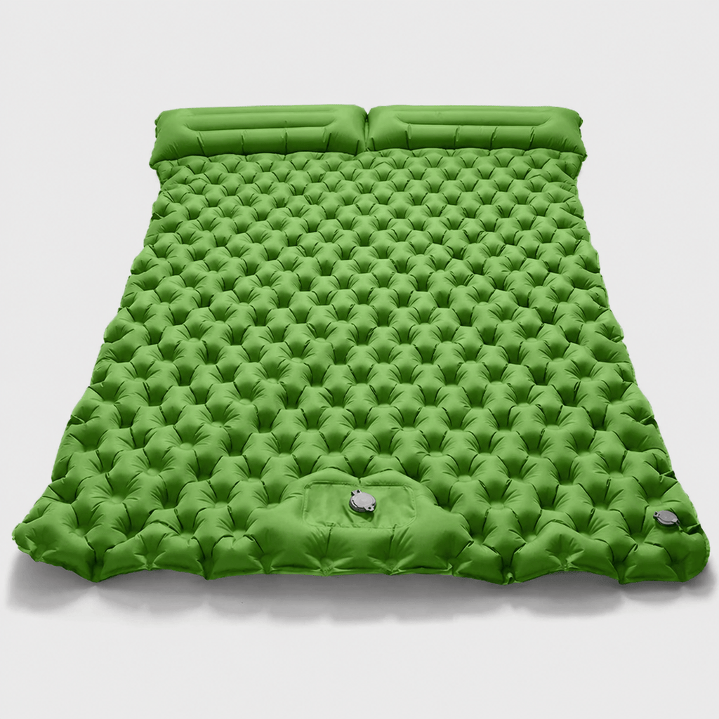 Matelas gonflable 2 places large confort pour camping et voyage