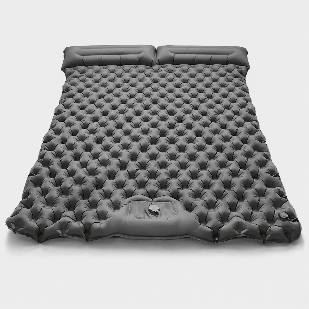 Matelas gonflable 2 places large confort pour camping et voyage