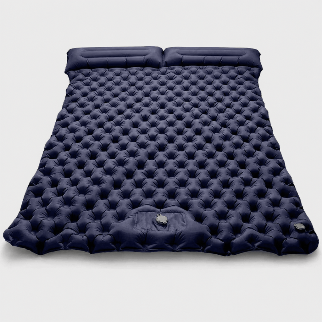 Matelas gonflable 2 places large confort pour camping et voyage