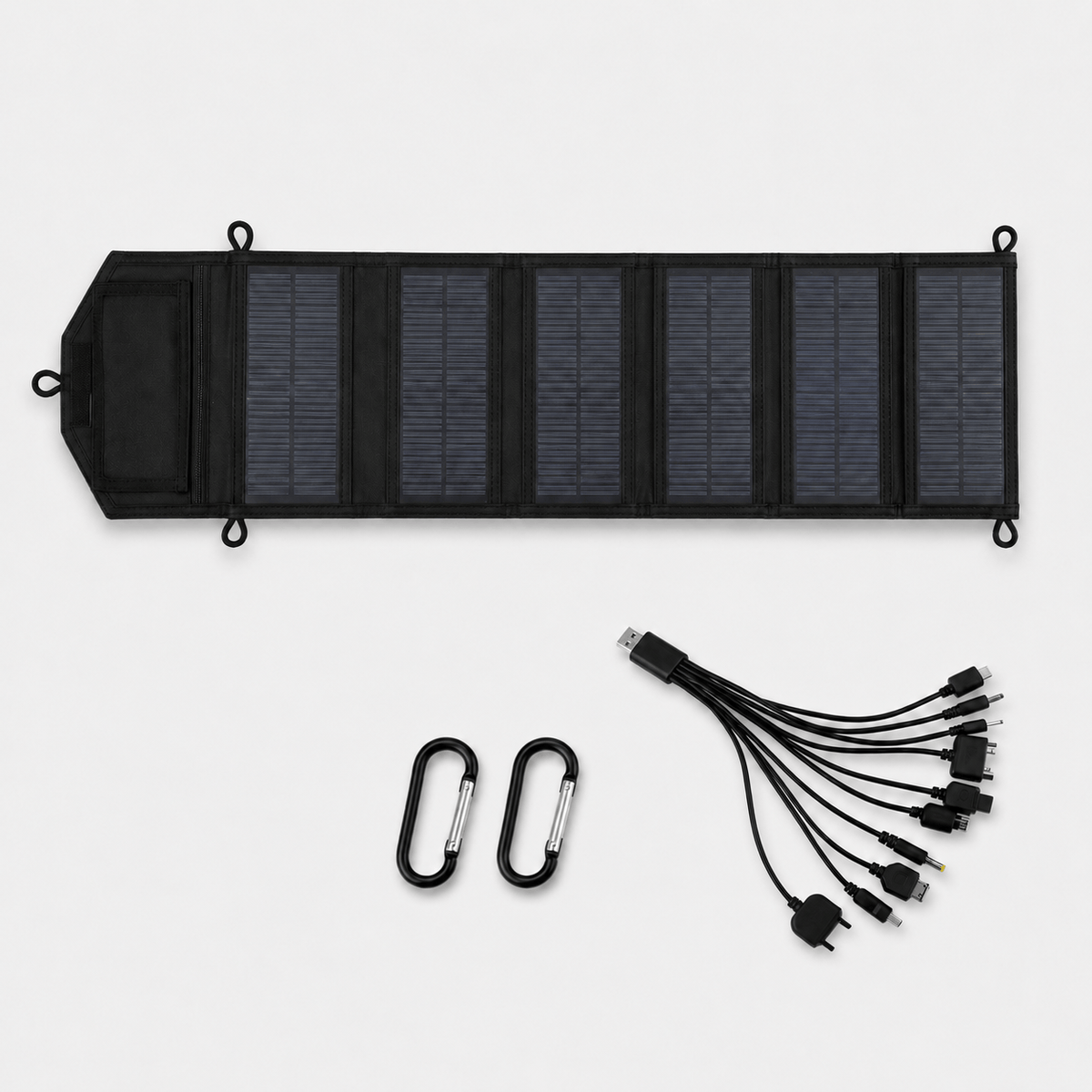 Panneau solaire pliable USB léger recharge mobile extérieur