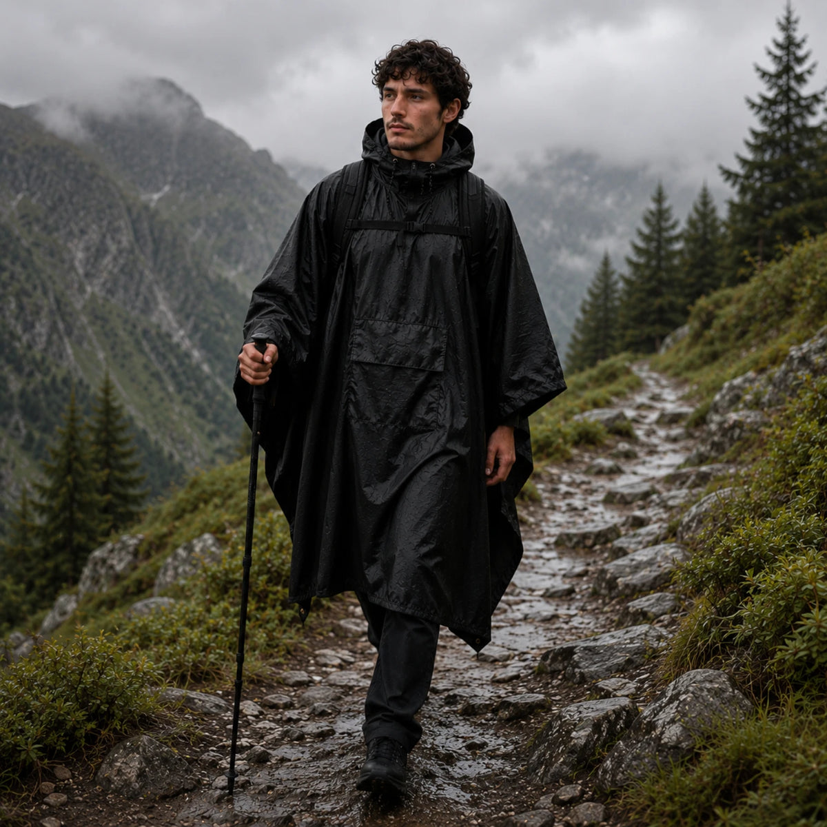 Poncho de pluie imperméable