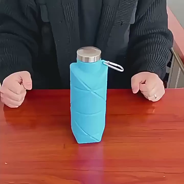 Gourde Randonnée Pliable En Silicone