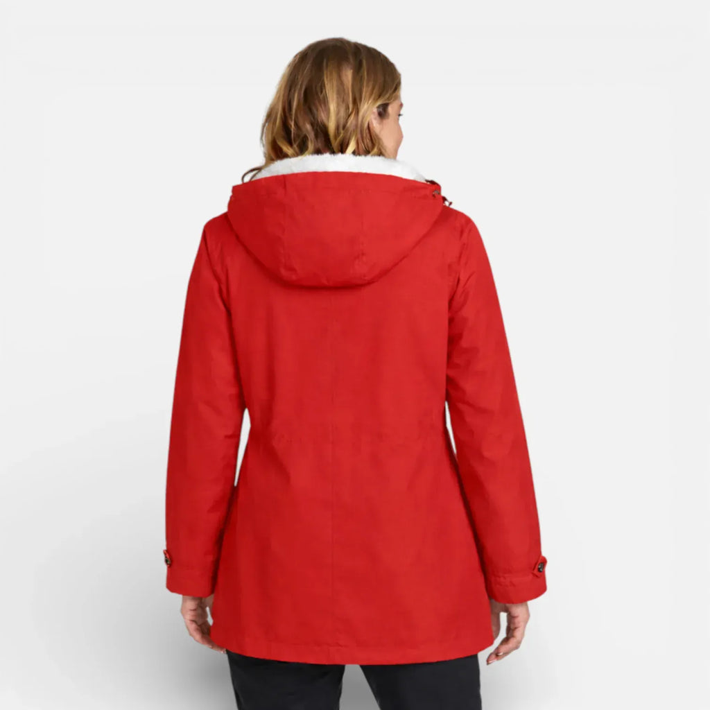 Rando hiking spirit Veste imperméable coupe-vent avec capuche pour femme