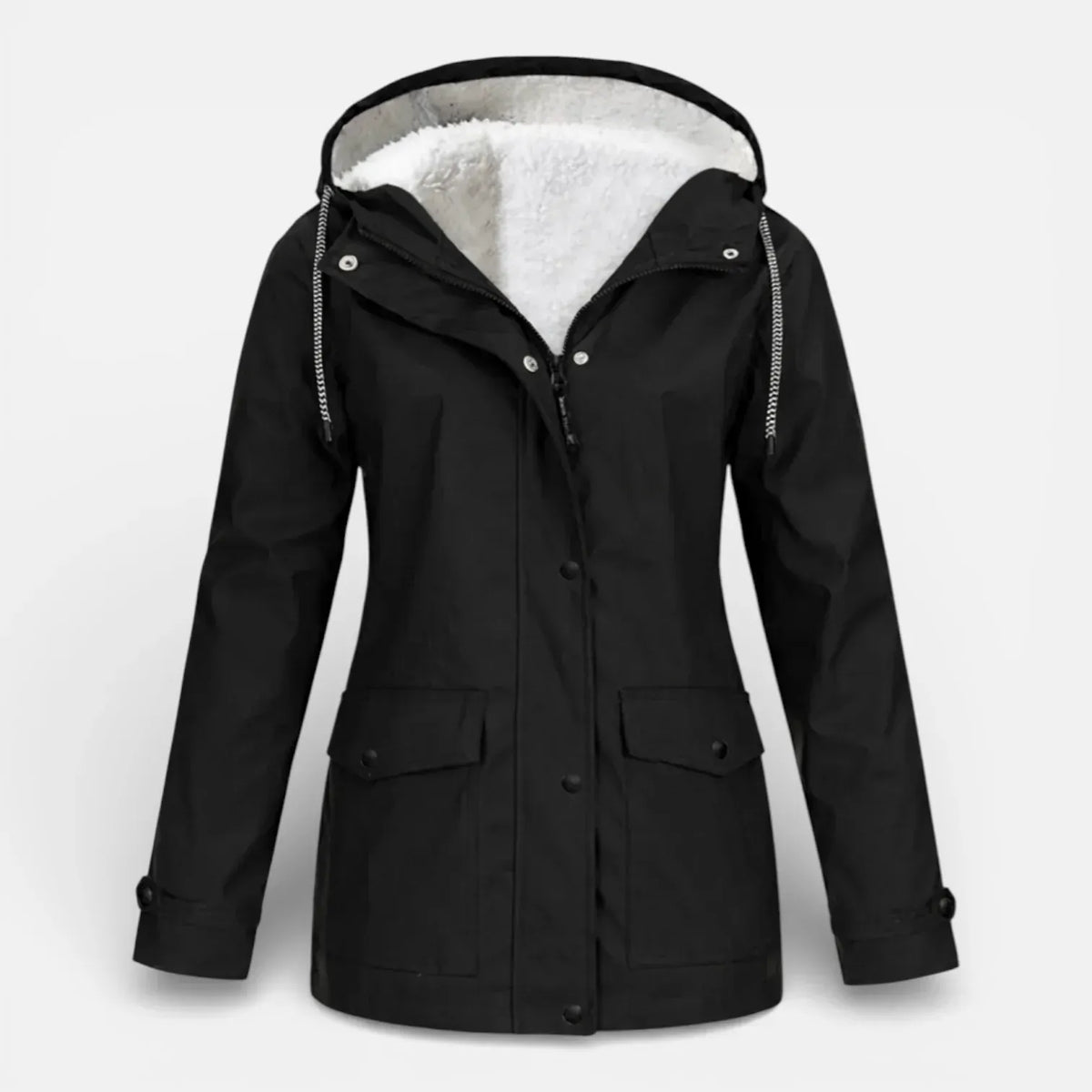 Rando hiking spirit Veste imperméable coupe-vent avec capuche pour femme