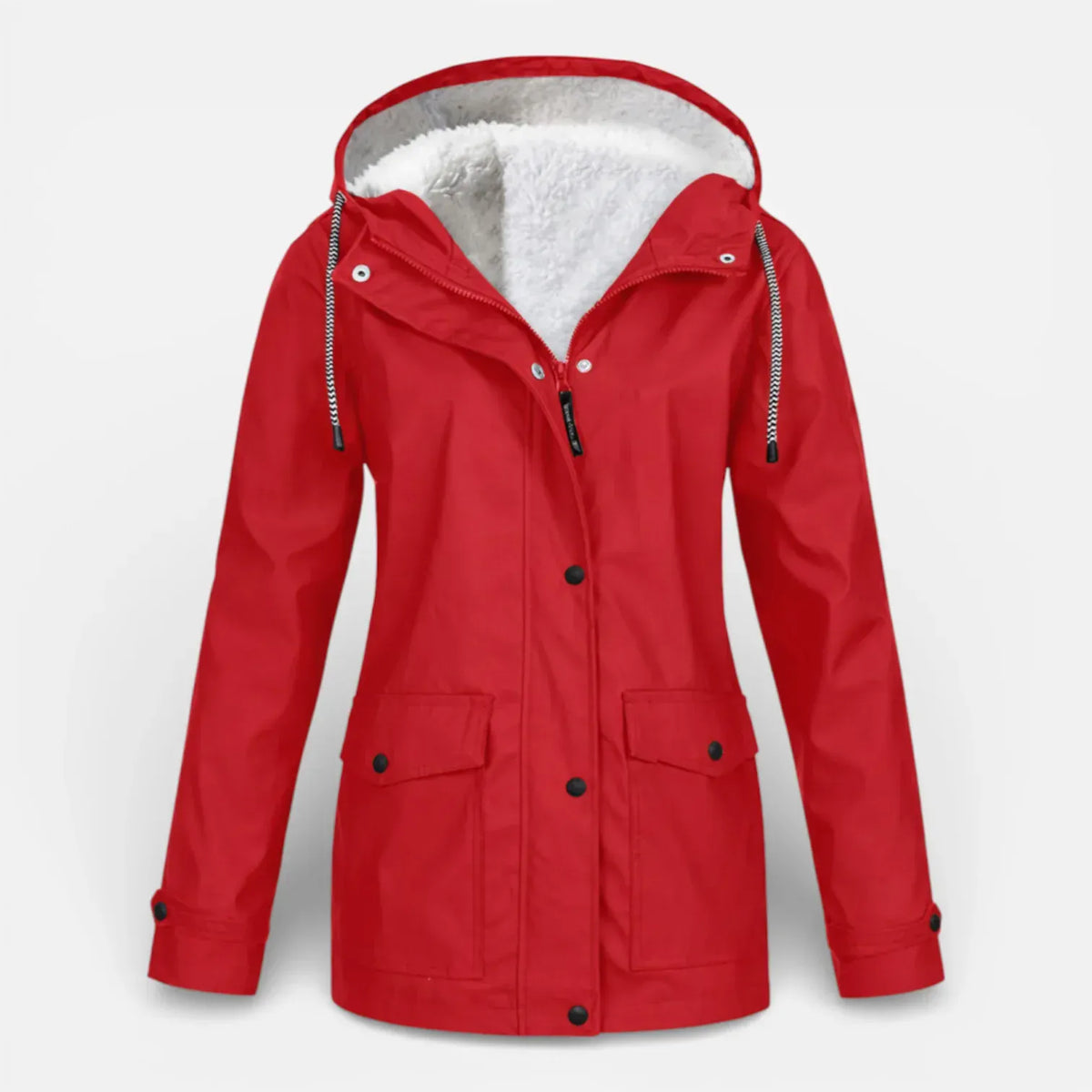 Rando hiking spirit Veste imperméable coupe-vent avec capuche pour femme
