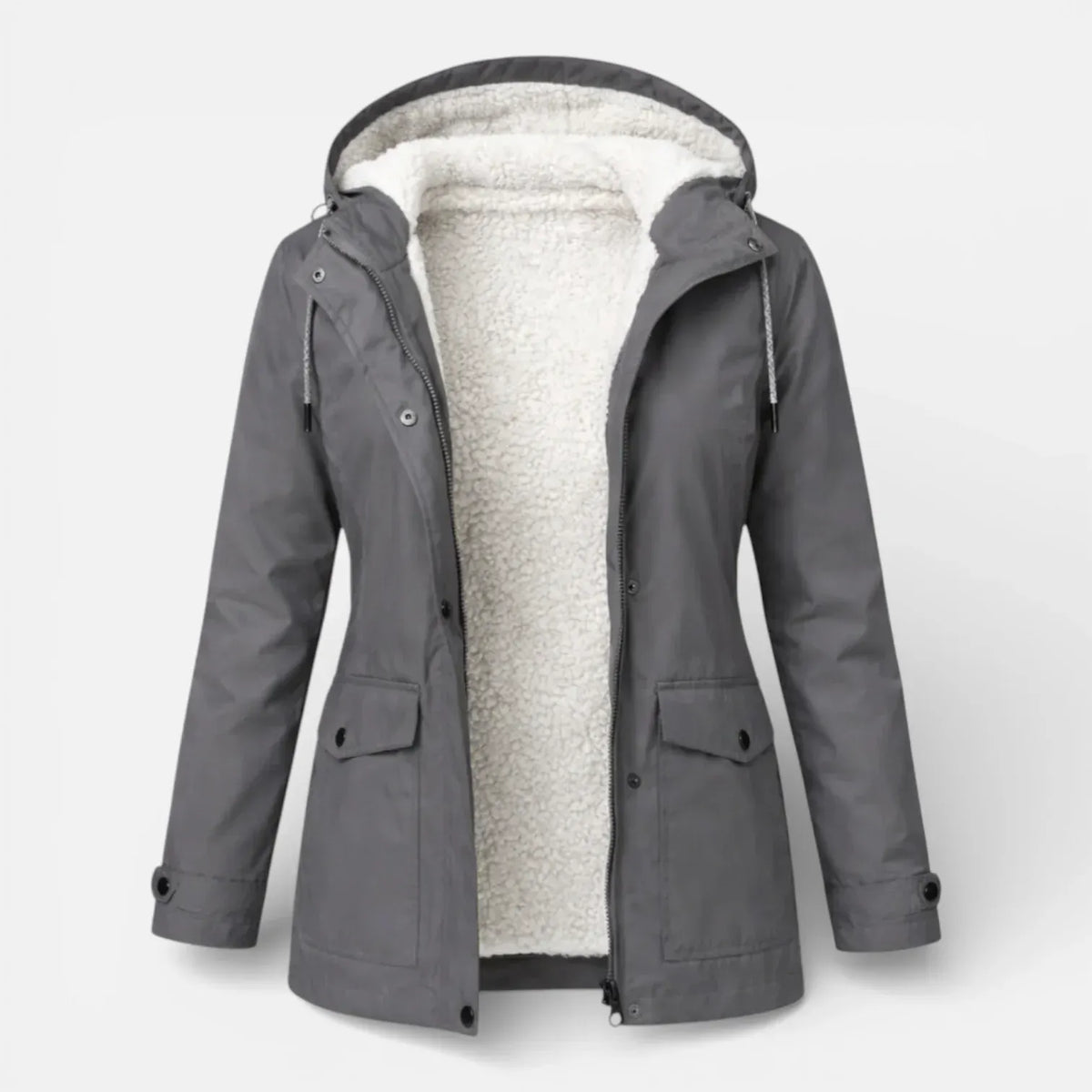 Rando hiking spirit Veste imperméable coupe-vent avec capuche pour femme