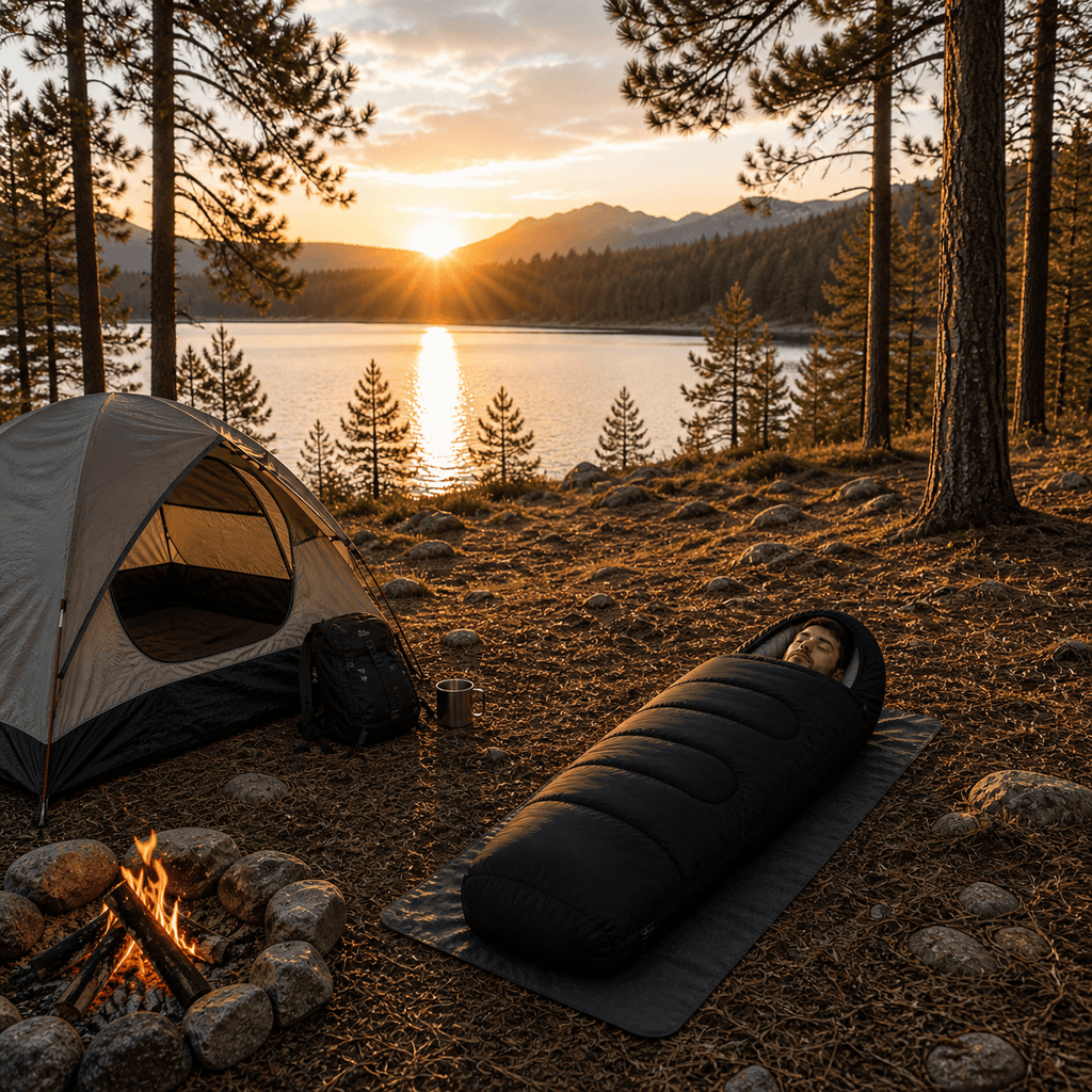 Sac de couchage enveloppe léger à isolation thermique