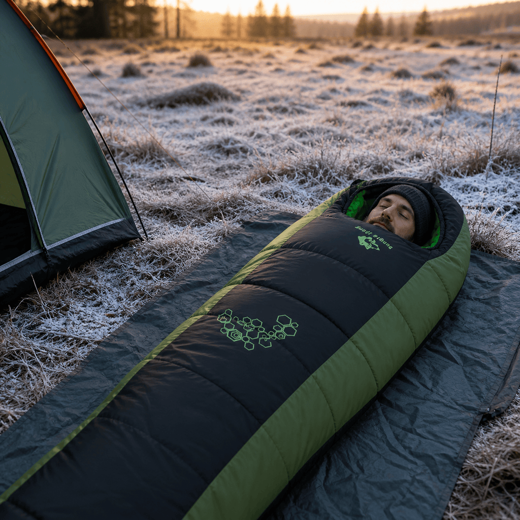 Sac de couchage hiver épais isolation thermique pour camping et voyage