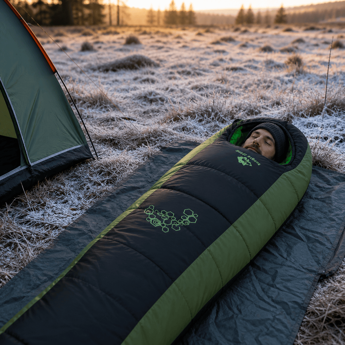 Sac de couchage hiver épais isolation thermique pour camping et voyage