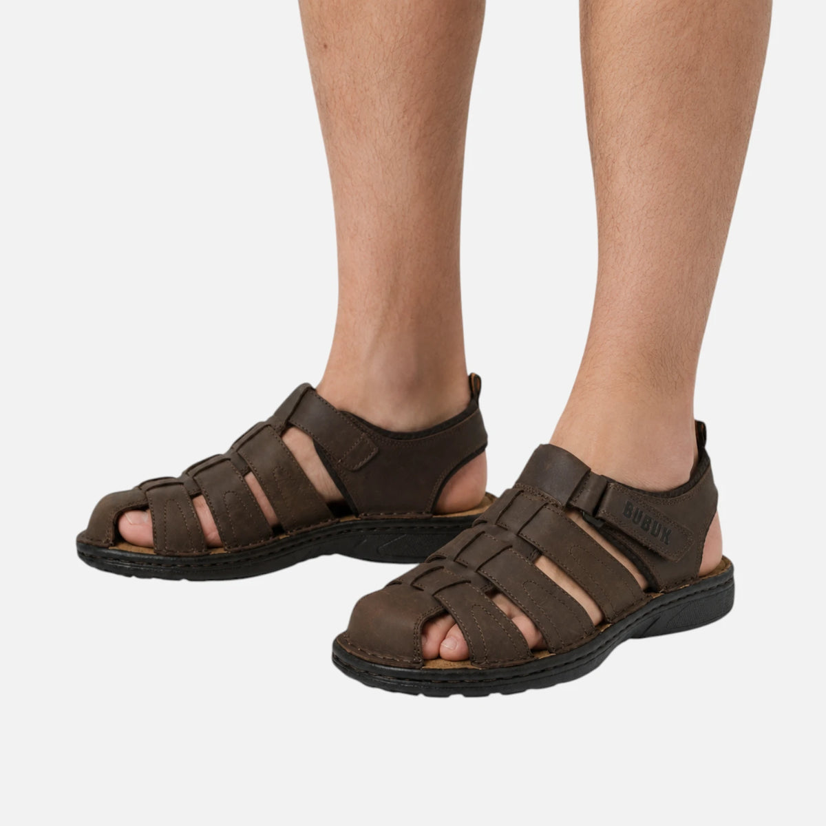 Sandales homme cuir antidérapantes