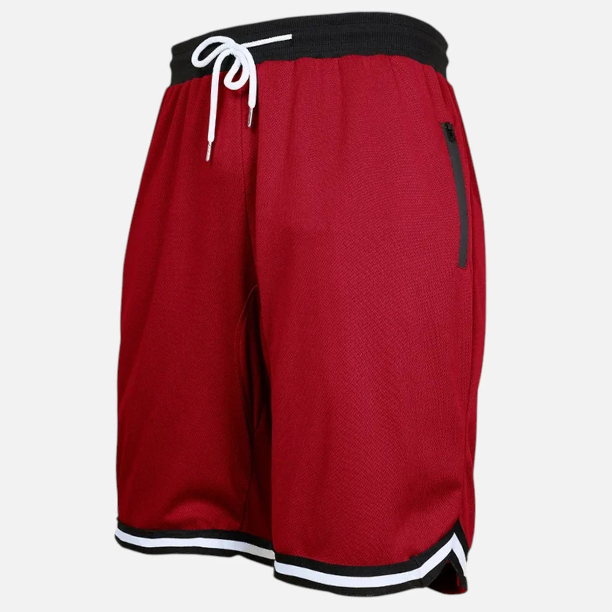 Rouge foncé / S Short de sport homme respirant à séchage rapide