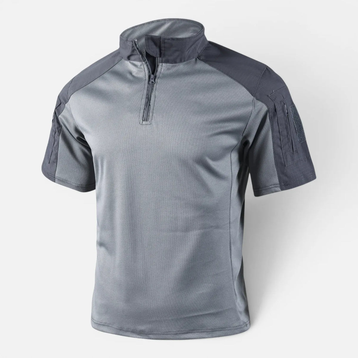 Gris moyen / M T-shirt tactique de randonnée à séchage rapide