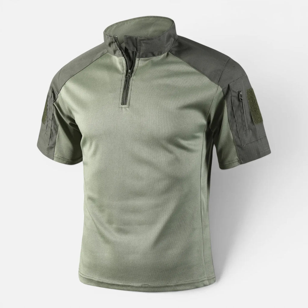vert doux et gris / M T-shirt tactique de randonnée à séchage rapide