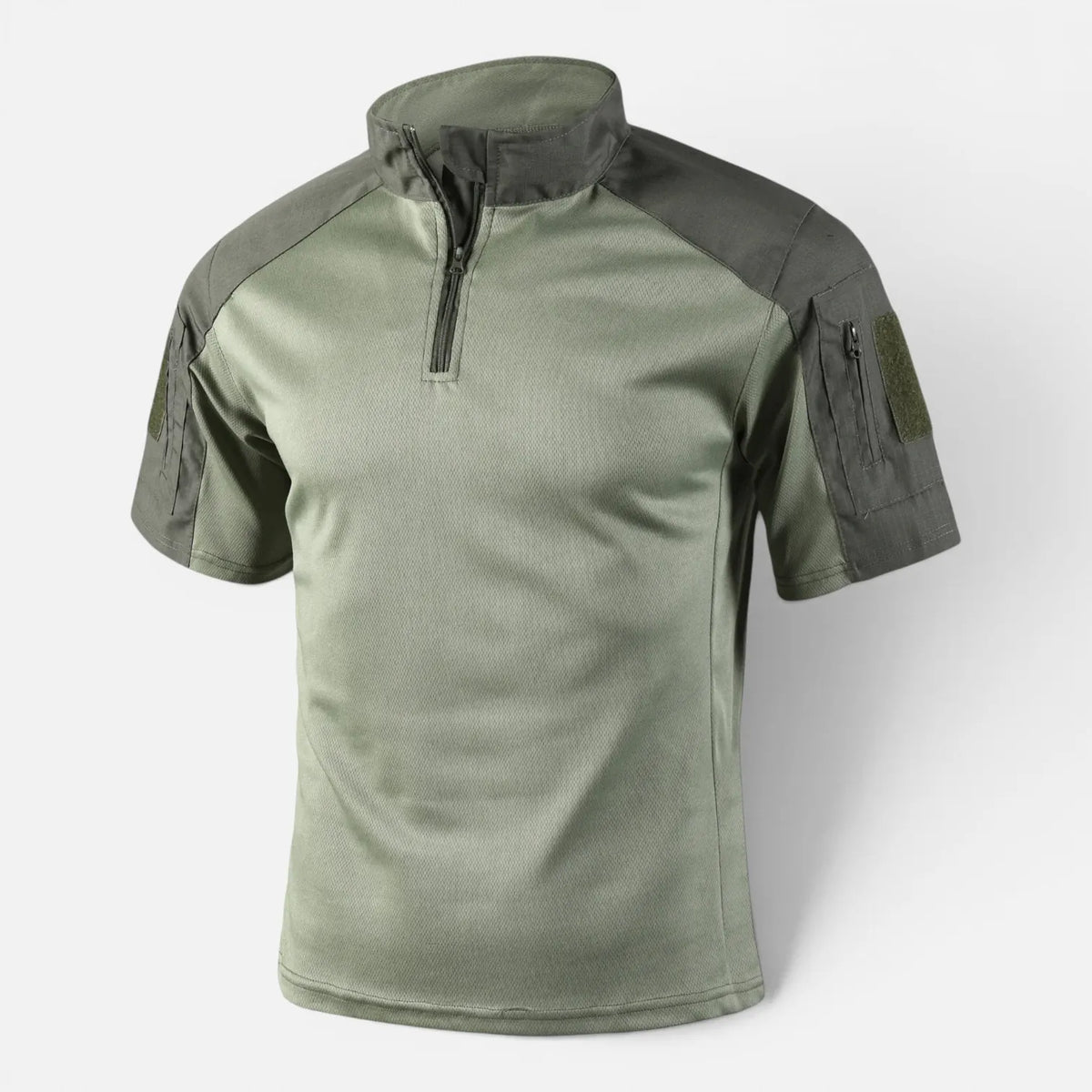 vert doux et gris / M T-shirt tactique de randonnée à séchage rapide