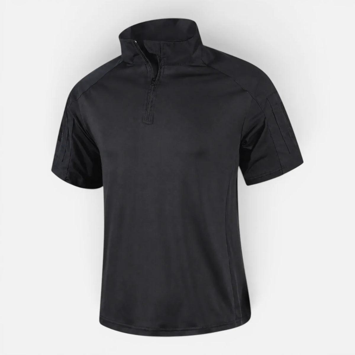 Noir léger / M T-shirt tactique de randonnée à séchage rapide