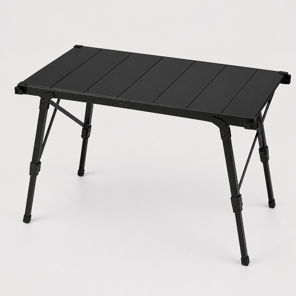 Table camping pliante légère réglable pour repas et bivouac