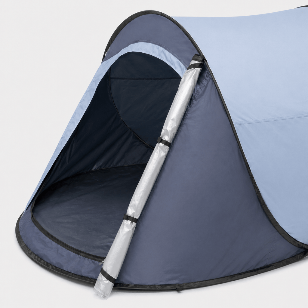 Tente 2 places ouverture automatique anti moustique et coupe vent
