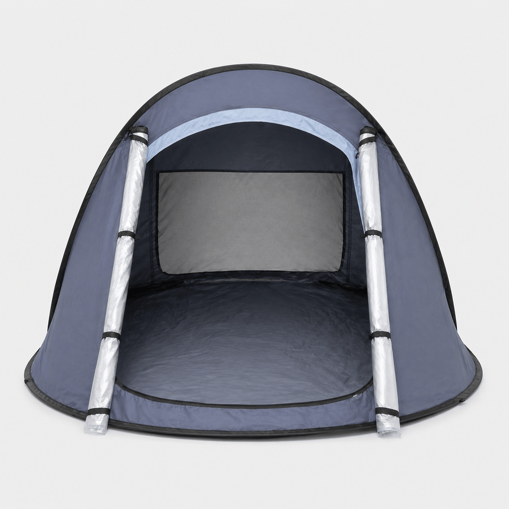 Tente 2 places ouverture automatique anti moustique et coupe vent