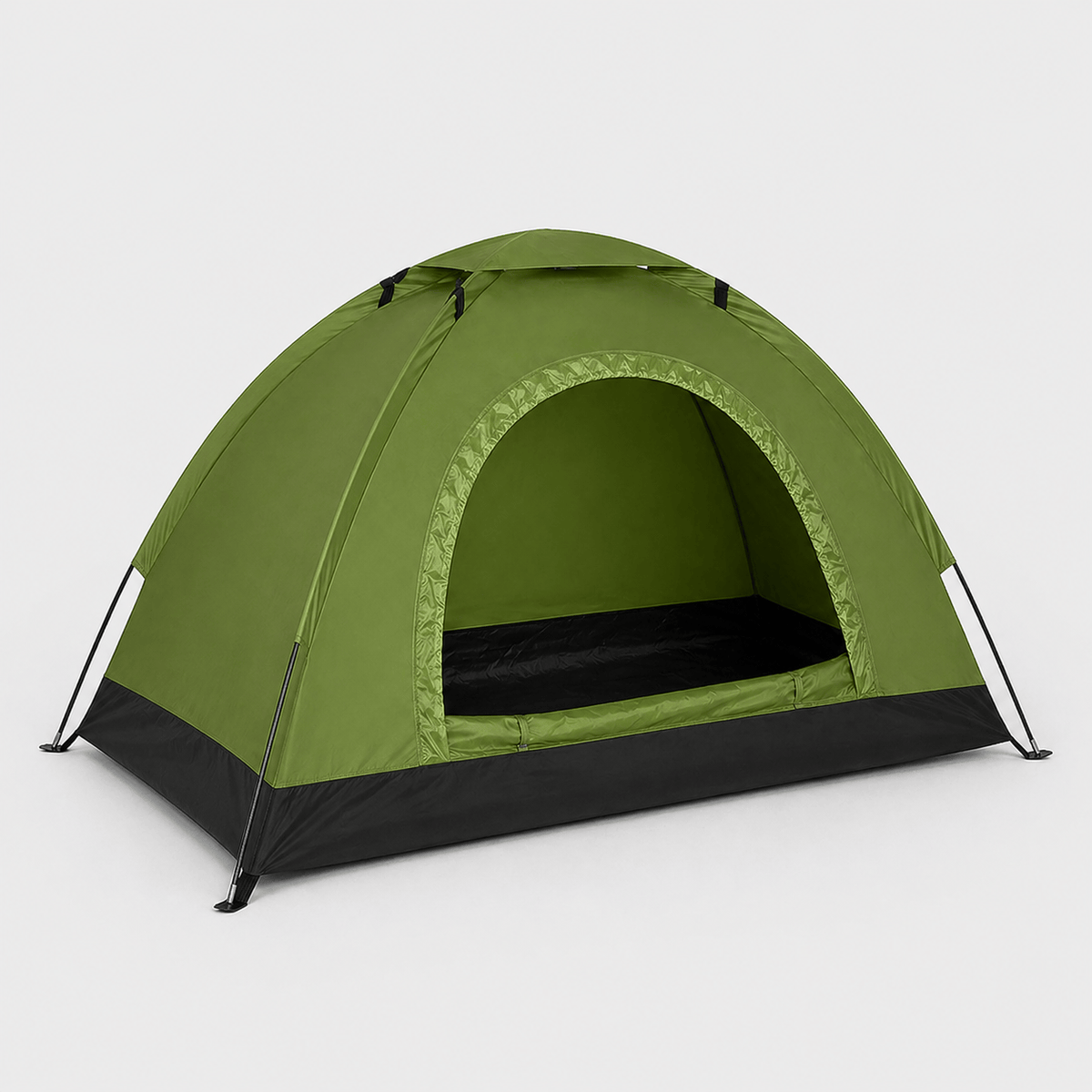Tente 2 places ouverture rapide avec protection moustiques et vent
