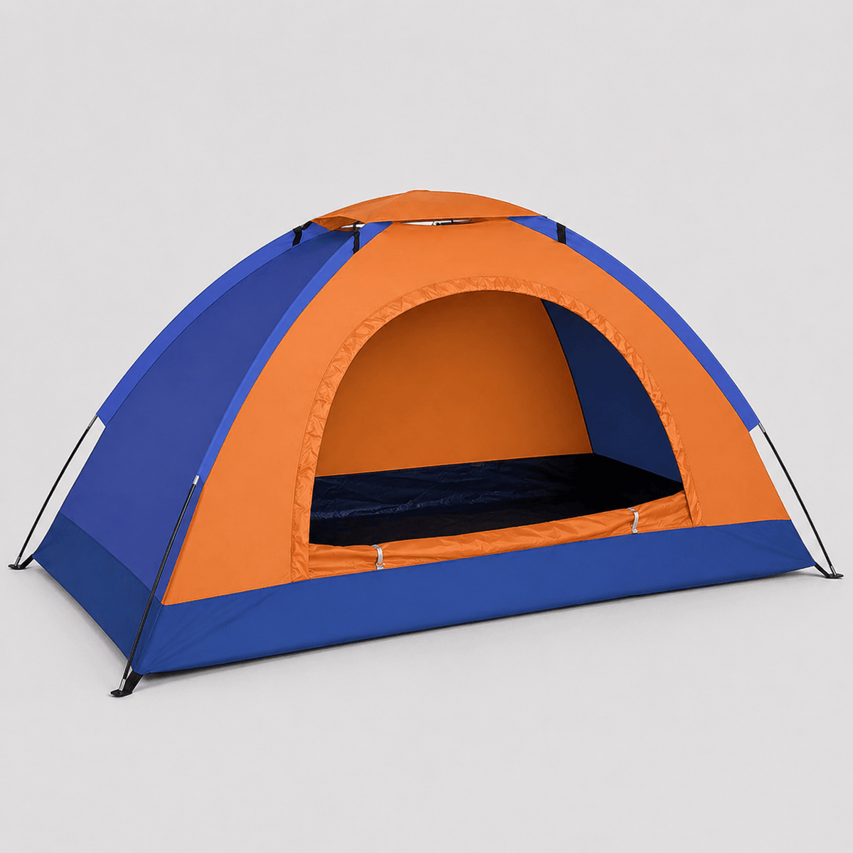 Tente 2 places ouverture rapide avec protection moustiques et vent