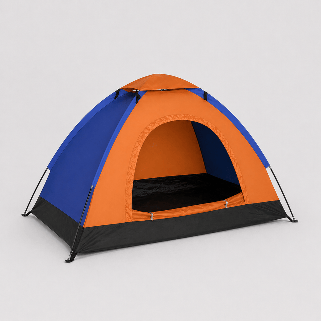 Tente 2 places ouverture rapide avec protection moustiques et vent