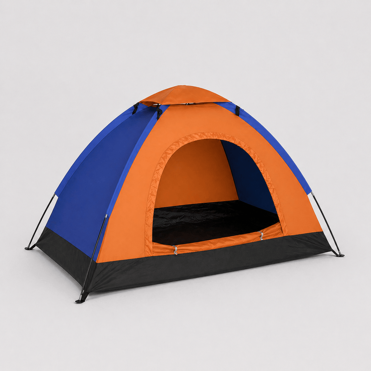 Tente 2 places ouverture rapide avec protection moustiques et vent