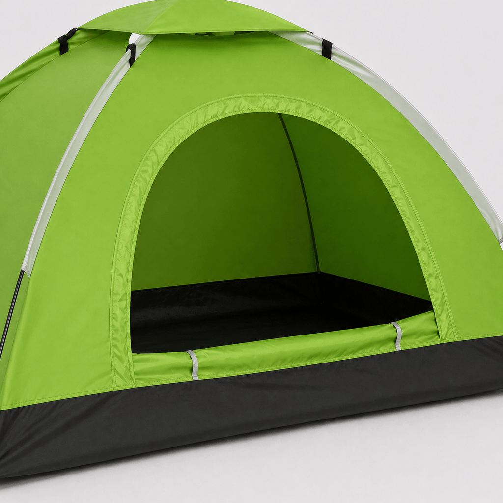 Tente 2 places ouverture rapide avec protection moustiques et vent