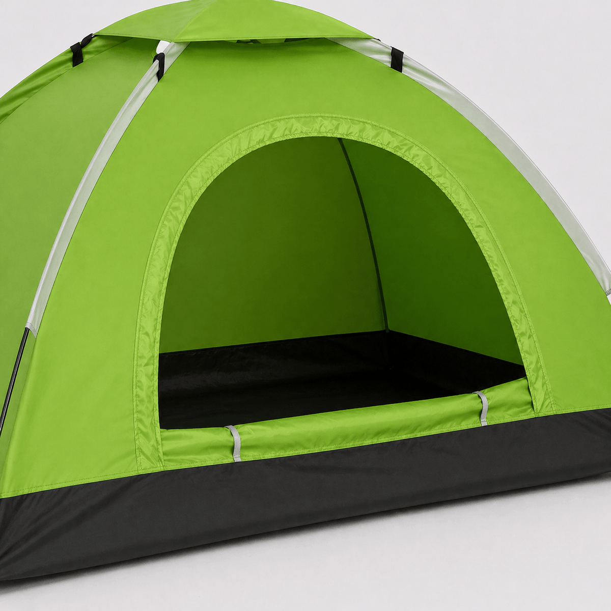 Tente 2 places ouverture rapide avec protection moustiques et vent