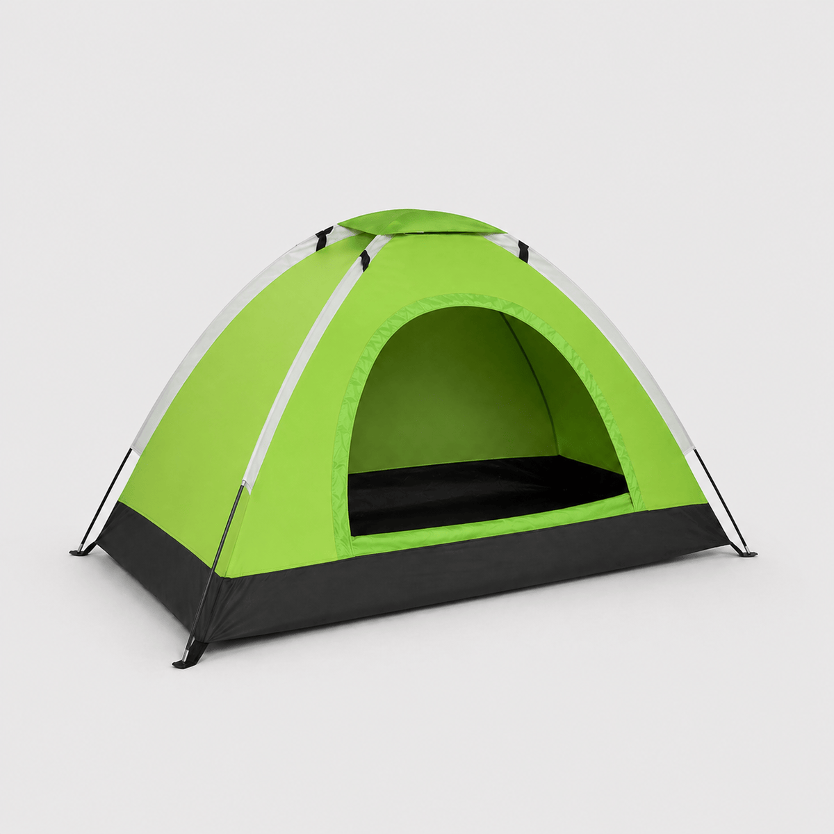 Tente 2 places ouverture rapide avec protection moustiques et vent