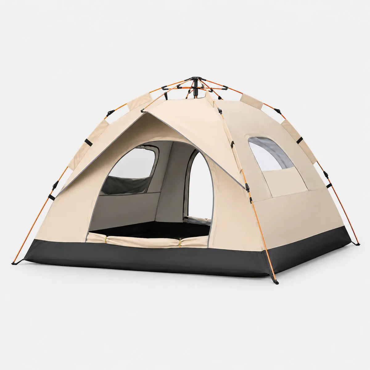 Tente Petit modèle – 210 × 150 × 125 cm Tente Pop Up 4 Places Ouverture Automatique Camping