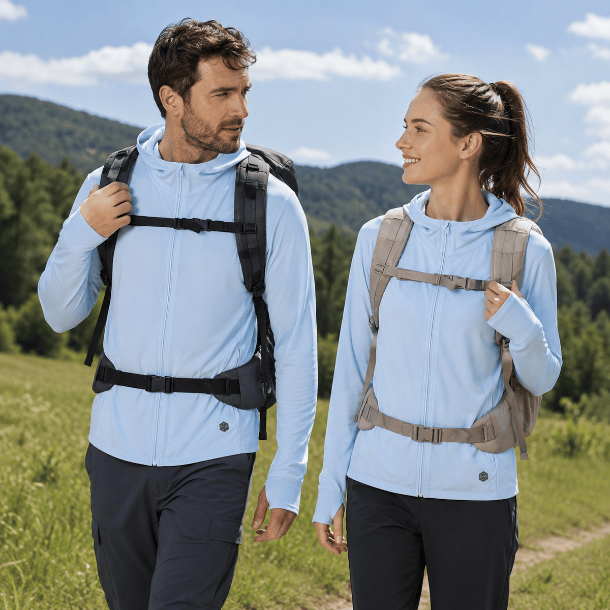 Veste Anti-UV UPF50+ Unisexe Randonnée