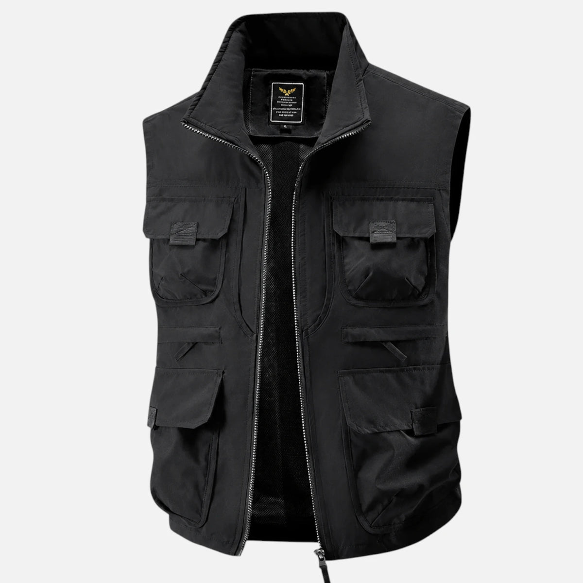 Python noir / M Veste sans manches randonnée homme