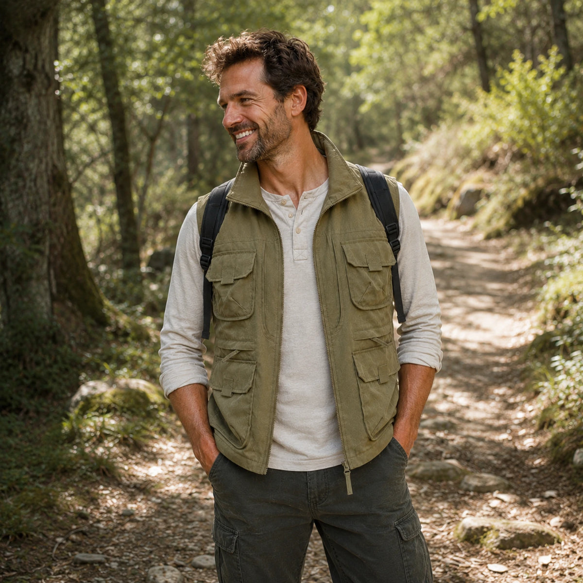 Veste sans manches randonnée homme Image