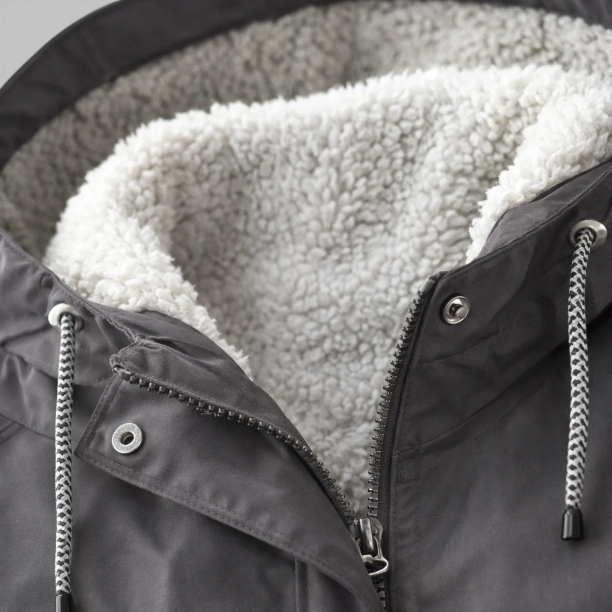 Veste imperméable coupe-vent avec capuche pour femme