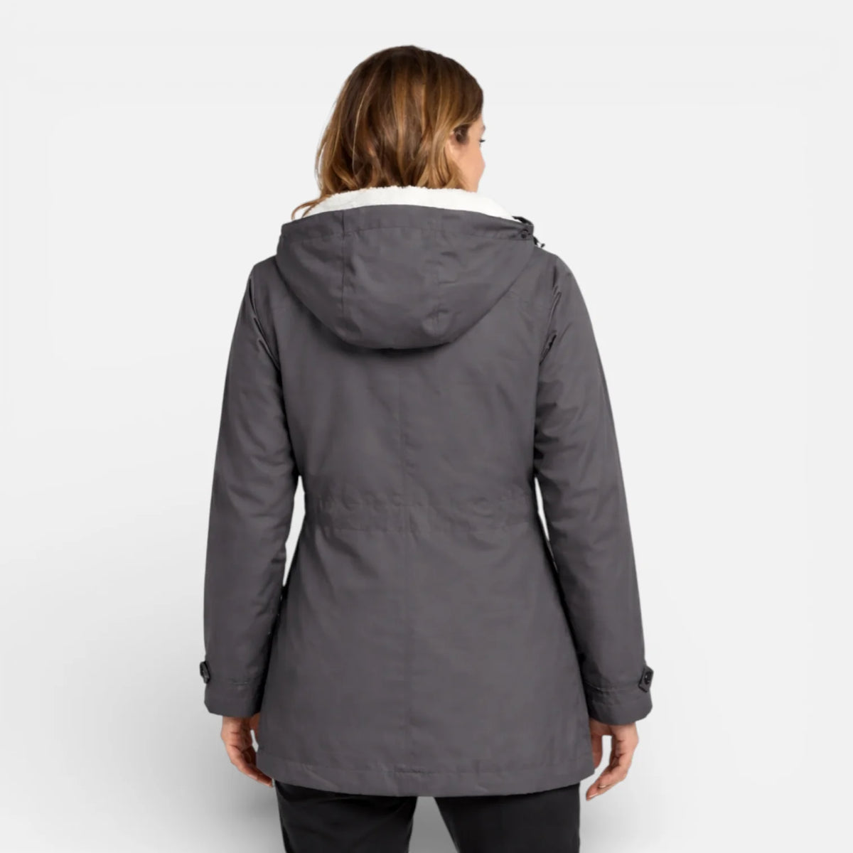 Veste imperméable coupe-vent avec capuche pour femme
